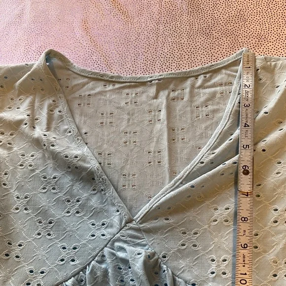 SHEIN Frenchy Butterfly Sleeve V Neck Schiffy Dress size S NWT - Picture 10 of 13